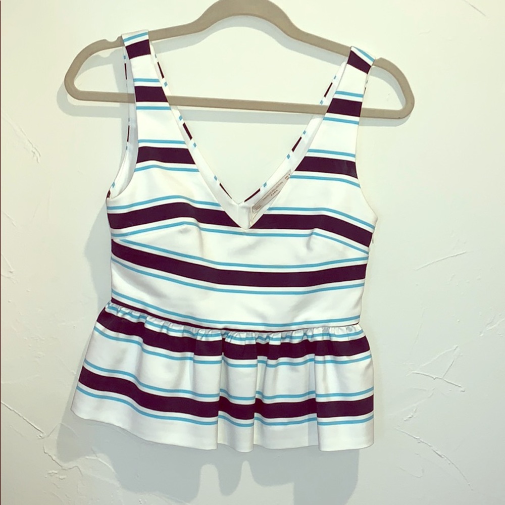 Zara NWT peplum tip size S